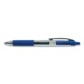 Universal Comfort Grip Retractable Gel Pen, 0.7mm, Blue/Clear, PK36 UNV39911